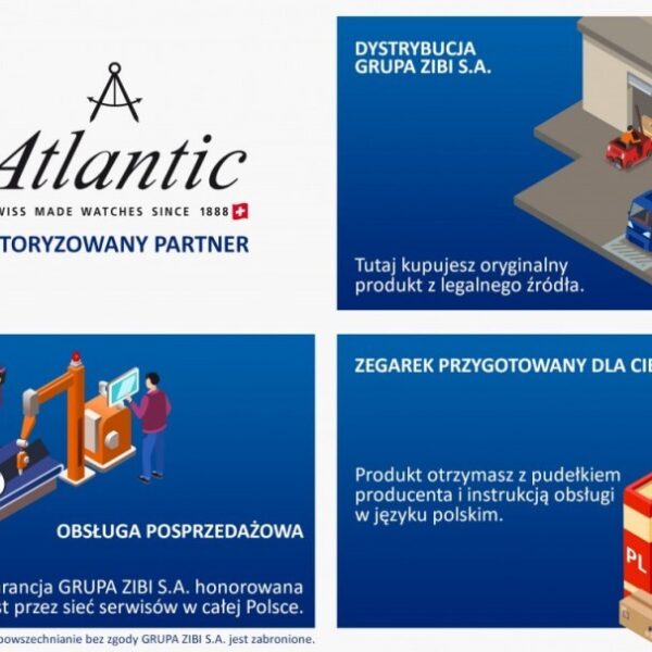 Zegarek damski Atlantic Elegance 29040-45-21MB