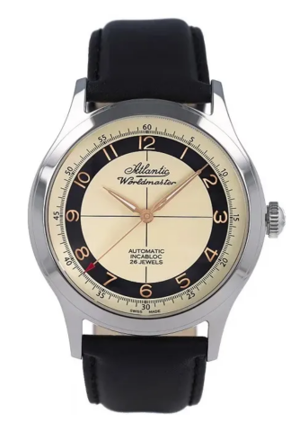 Zegarek męski Atlantic Worldmaster Automatic Incabloc 53754-41-93RBK