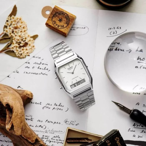 Zegarek damski Casio Vintage  AQ-230A-7AMQYES
