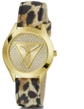 Zegarek damski Guess Glitz Plaque GW0745L2