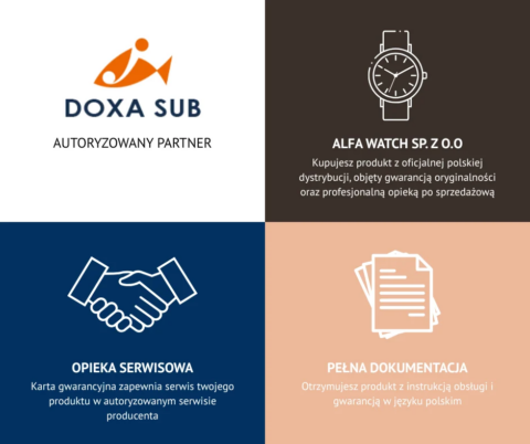 Zegarek męski DOXA SUB SUB 200 Searambler 799.10.021.10