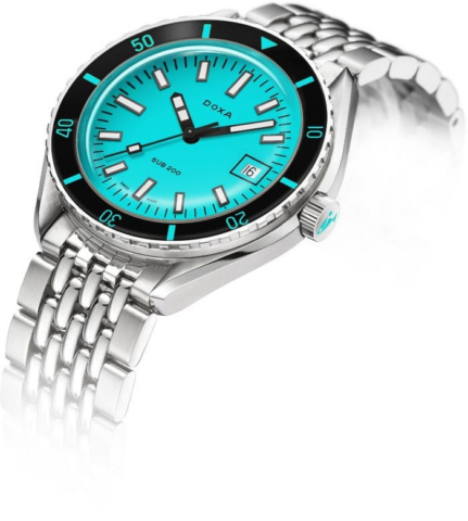 Zegarek męski DOXA SUB SUB 200 Aquamarine 799.10.241.10