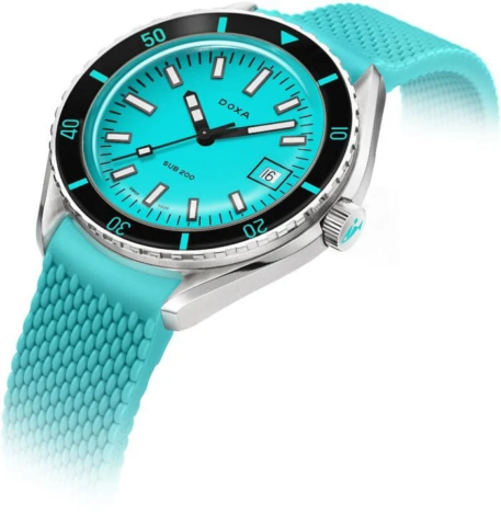 Zegarek męski DOXA SUB SUB 200 Aquamarine 799.15.241.25