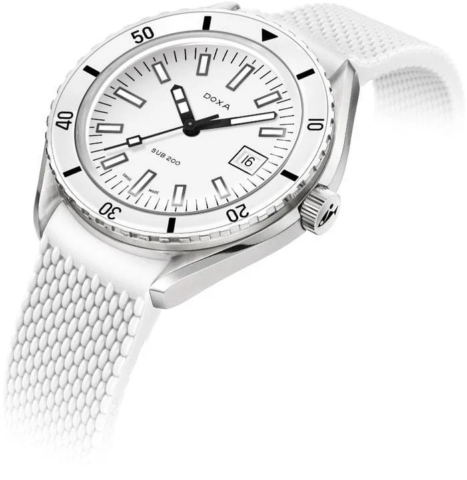 Zegarek męski DOXA SUB SUB 200 Whitepearl 799.10.011.23