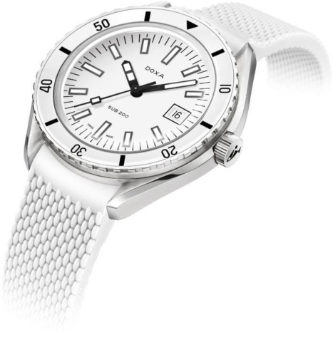 Zegarek męski DOXA SUB SUB 200 Whitepearl 799.15.011.23