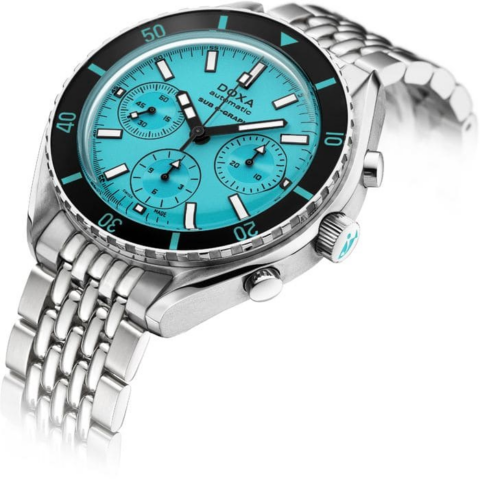 Zegarek męski DOXA SUB SUB 200 C-GRAPH Aquamarine 798.10.241.10