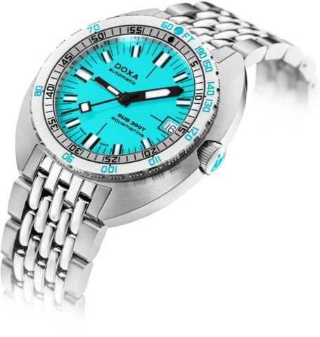 Zegarek męski DOXA SUB SUB 200T Aquamarine 804.10.241.10