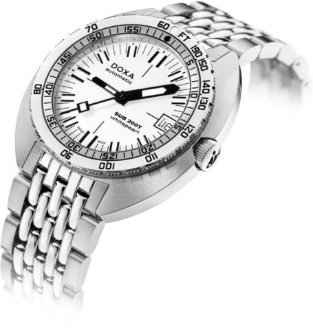 Zegarek męski DOXA SUB SUB 200T Whitepearl 804.10.011.10