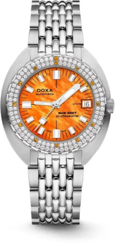 Zegarek damski DOXA SUB SUB 200T Diamonds Professional  804.10D.351.10