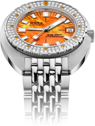 Zegarek damski DOXA SUB SUB 200T Diamonds Professional  804.10D.351.10