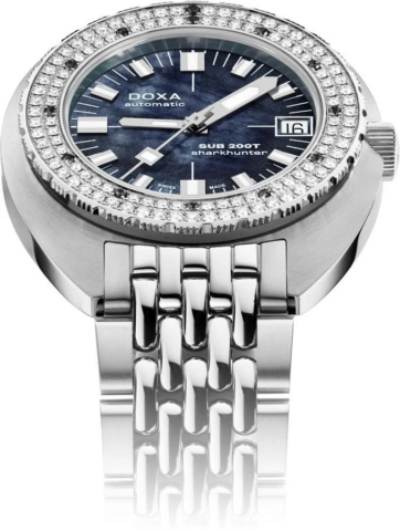 Zegarek damski DOXA SUB SUB 200T Diamonds Sharkhunter 804.10D.101.10