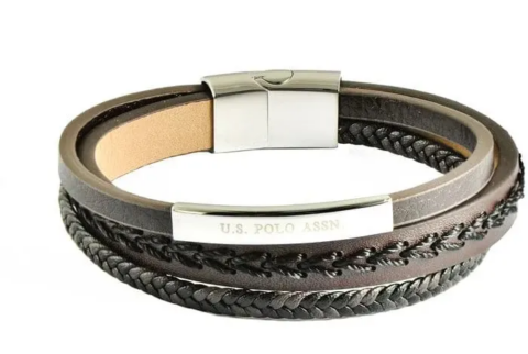 Bransoletka męska U.S. Polo Assn. Harrison JW9268BR