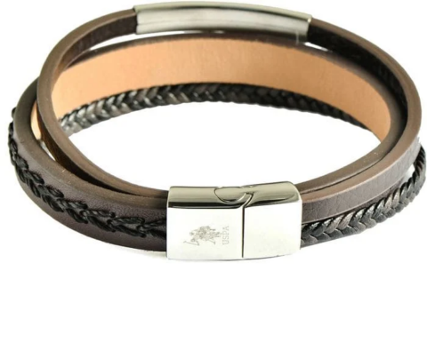 Bransoletka męska U.S. Polo Assn. Harrison JW9268BR