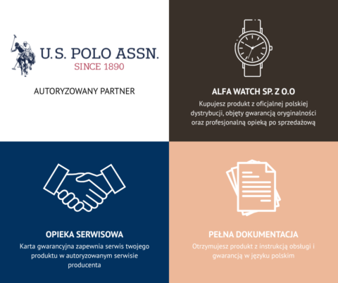 Kolczyki U.S. Polo Assn. Rainbow JW5005EA