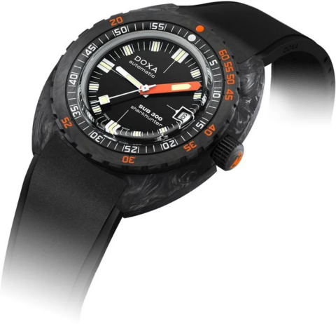 Zegarek męski DOXA SUB SUB 300 Carbon Sharkhunter 822.70.101.20