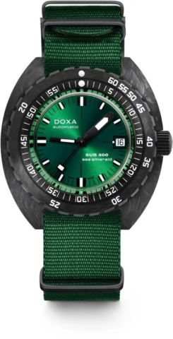 Zegarek męski DOXA SUB SUB 300 Carbon Sea Emerald 822.70.131.26-N