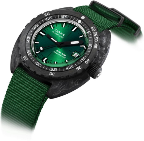 Zegarek męski DOXA SUB SUB 300 Carbon Sea Emerald 822.70.131.26-N
