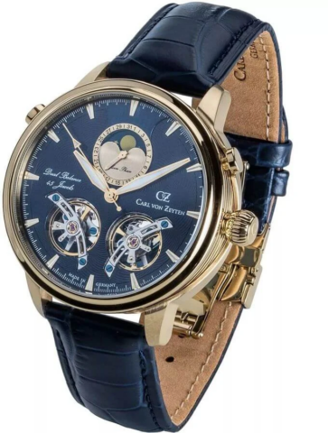 Zegarek męski Carl von Zeyten Durbach Twin Balance Automatic CVZ0060GBLS