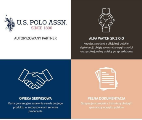 Zegarek damski 	U.S. Polo Assn. Eloise USP8210YG