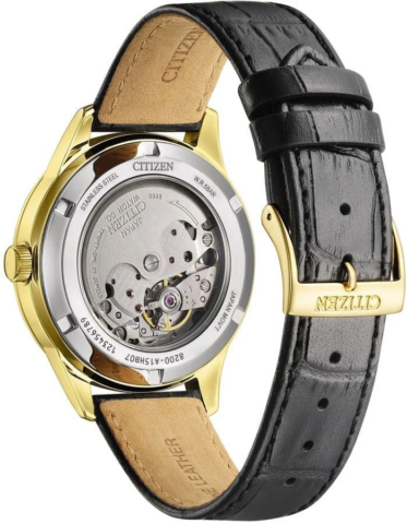Zegarek męski Citizen Mechanical Day Date NY4059-09AC