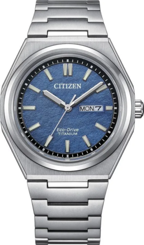 Zegarek męski Citizen Super Titanium Zenshin Three-Hand AW0130-85LC