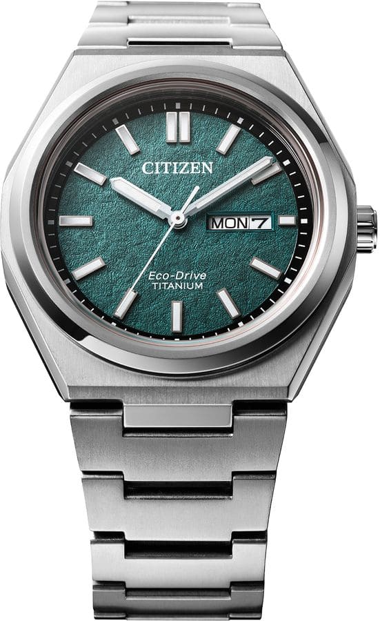 Zegarek męski Citizen Super Titanium Zenshin Three-Hand AW0130-85XC
