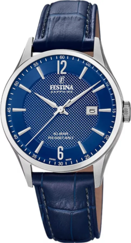 Zegarek męski Festina Swiss Made Classic Strap F20007_6