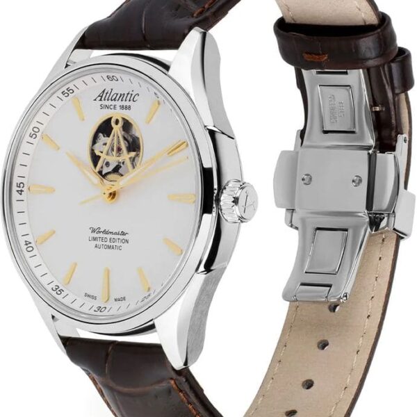 Zegarek męski Atlantic Worldmaster Open Heart 52780-41-21G