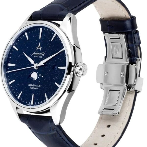 Zegarek męski Atlantic Worldmaster Nightsky Moonphase 52783-41-91