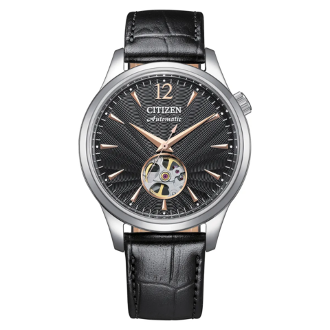 Zegarek męski Citizen Mechanical Classic Open Heart NH9131-14E