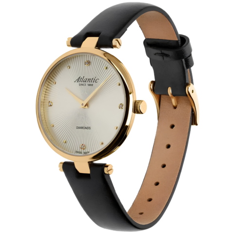 Zegarek damski Atlantic Royal Diamonds Pattern Edition 29044.45.37