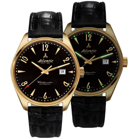 Zegarek męski Atlantic Worldmaster Art Deco 51752.45.65G