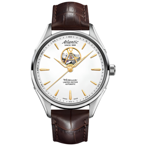 Zegarek męski Atlantic Worldmaster Open Heart 52780.41.21G