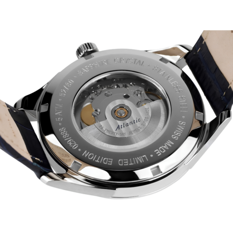 Zegarek męski Atlantic Worldmaster Open Heart 52780.41.51R