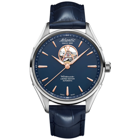 Zegarek męski Atlantic Worldmaster Open Heart 52780.41.51R