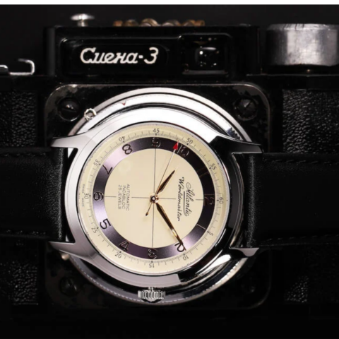 Zegarek męski Atlantic Worldmaster Automatic Incabloc 53754.41.93RBK
