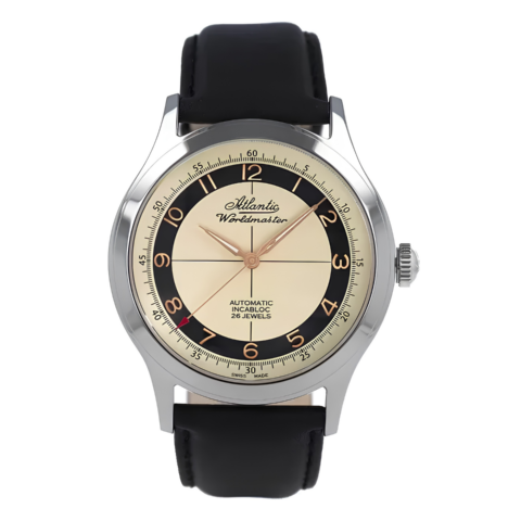 Zegarek męski Atlantic Worldmaster Automatic Incabloc 53754.41.93RBK