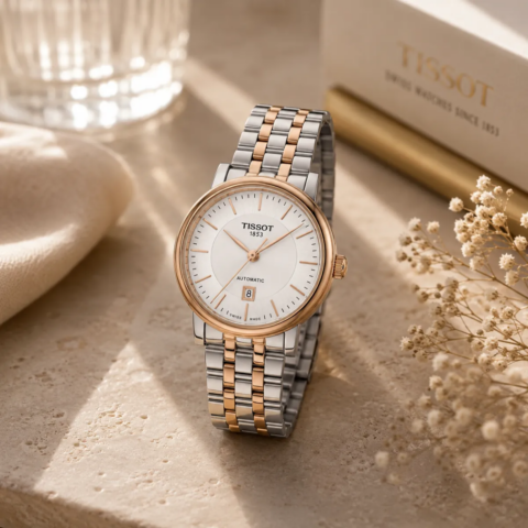 Zegarek damski Tissot Carson Premium Automatic Lady T1222072203101