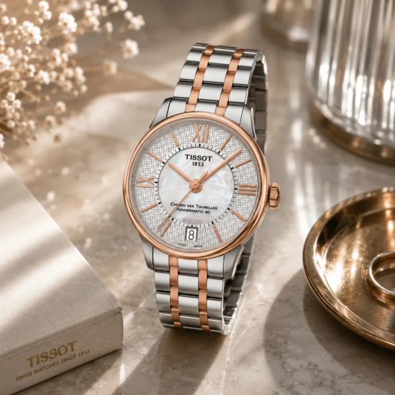 Zegarek damski Tissot Chemin Des Tourelles T0992072211801 – zdjęcie 6