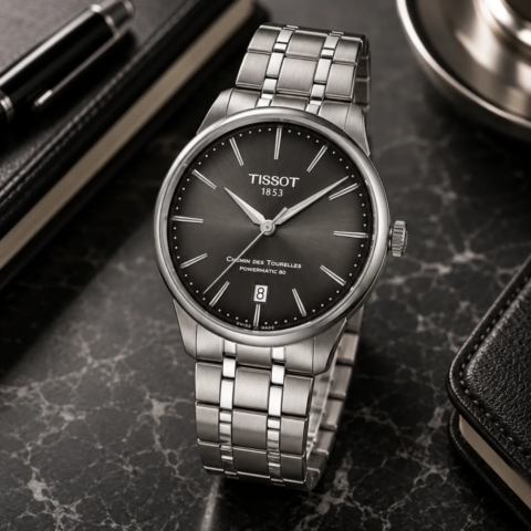 Zegarek męski Tissot Chemin Des Tourelles  T1398071106100