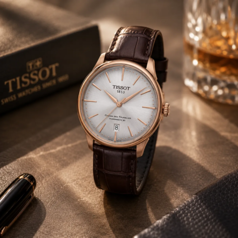 Zegarek męski Tissot Chemin Des Tourelles  T1398073603100