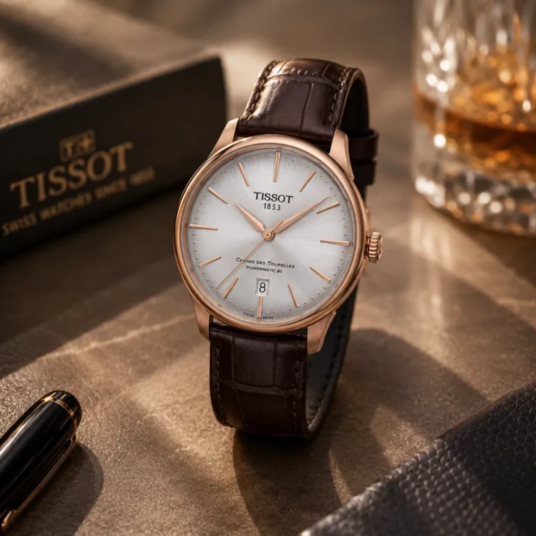 Zegarek męski Tissot Chemin Des Tourelles T1398073603100 – zdjęcie 6