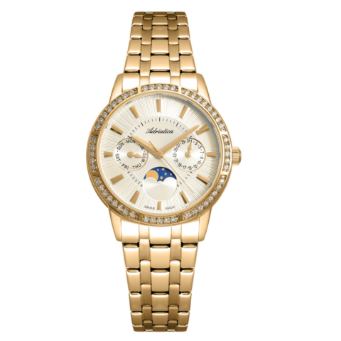 Zegarek damski Adriatica Moonphase A3601.1111QFZ