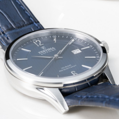 Zegarek męski Festina Swiss Made Classic Strap F20007_6