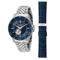 Zegarek męski Maserati Sfida Open Heart Automatic SET R8823140013