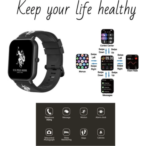 Zegarek smartwatch U.S. Polo Assn. Orion  USP3237BK