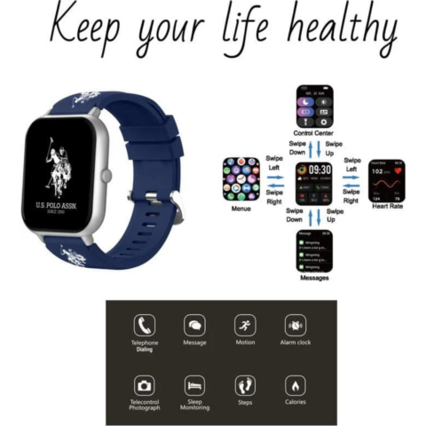 Zegarek smartwatch U.S. Polo Assn. Orion  USP3242BL