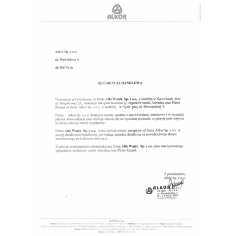 Zegarek męski Adriatica Limited Edition A8383.4114ACHP