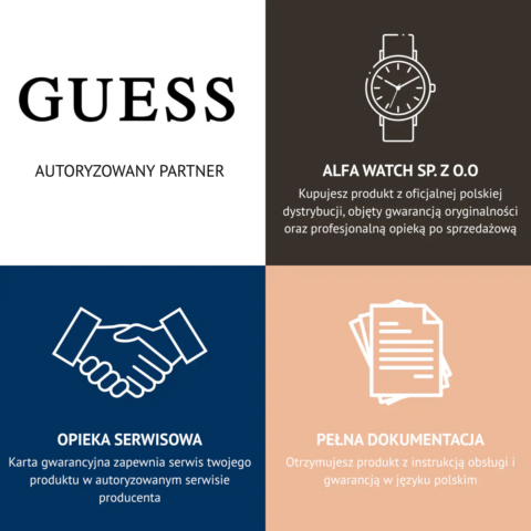 Zegarek damski Guess Gilded GW0303L1