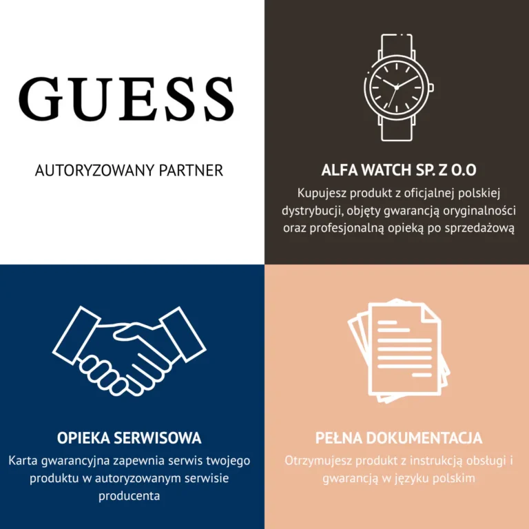 Zegarek damski Guess Gilded GW0303L1 – zdjęcie 9